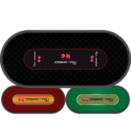 Custom Texas Hold'Em Poker Layouts - Add Colors, Logos, Background Patterns And More