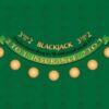 blackjack layout green