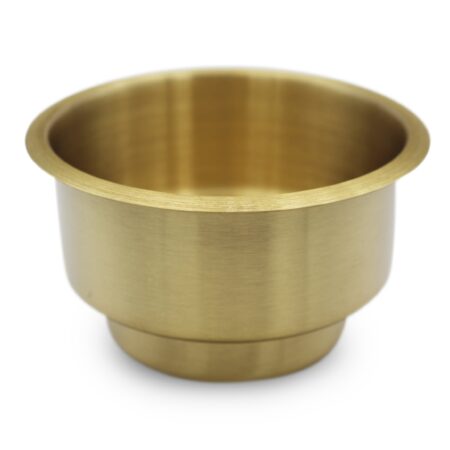 Drink Cup Holder - Brass Dual Size