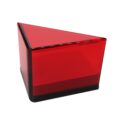 Red Acrylic 2Deck Discard Holder Back Min