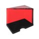 2 Deck Acrylic Discard Holder - Red With Black Base