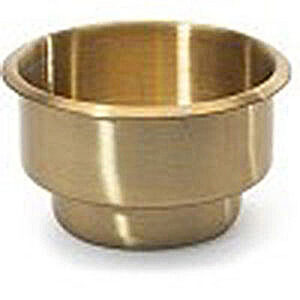 cup holder brass dual