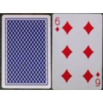 Plastic Playing Cards - Bridge Size - Blue Back