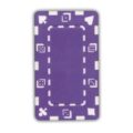 Euro Plaque Rectangular Poker Chip Purple