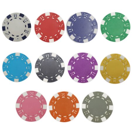 Poker Chips - Dice Edge 11.5 Grams 11 Colors