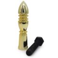 Roulette Finial Brass Bullet With Bolt