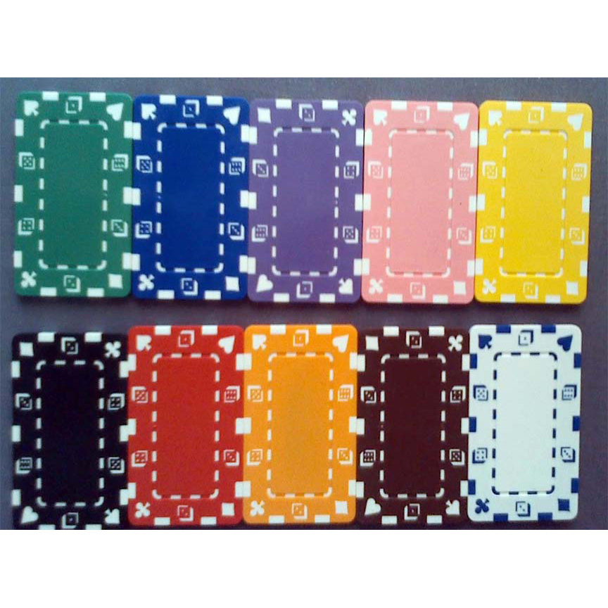 Get 1 Free 20 Yellow 32g Blank Rectangular Square Poker Chips Plaques Buy 2 