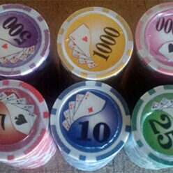 100 poker chips Triangle elite 14 gram choice of 11 denominations best quality 