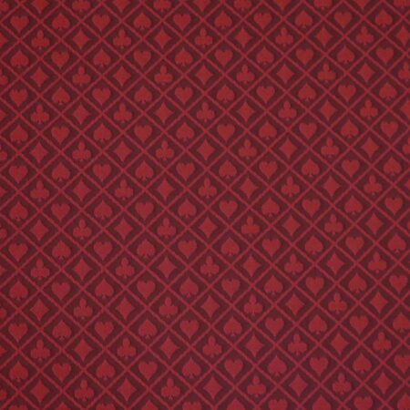 2 Tone Suited Poker Cloth Burgundy Red