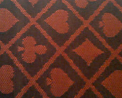 two tone suited poker cloth burgundy