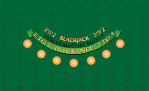 blackjack layout soft 17 green