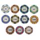 Monte Carlo Poker Chips 11 Colors 14 Grams
