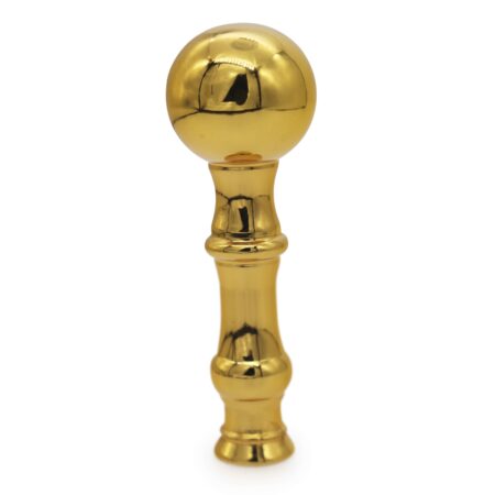 Roulette Finial Brass Ball