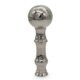 Roulette Finial - Silver Ball Top