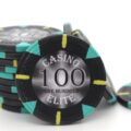Triangle Casino Elite Poker Chip - 100 Black