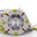 Triangle Casino Elite Poker Chip - 1 White