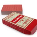 Deck Of Laminated Finish Playing Cards Red Back And Box