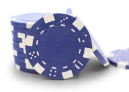 Stack Of Dice Edge Poker Chips 11.5 Grams Blue