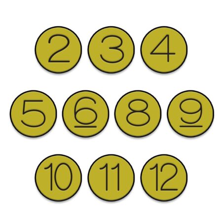 Numbered Lammer Buttons