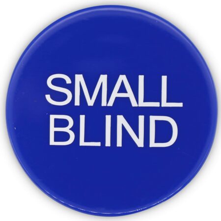 Poker - Small Blind Button 2 Inch