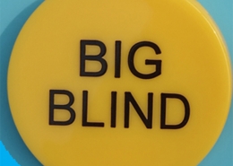 2" big blind button