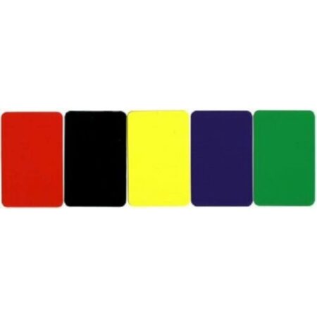 Cut Cards Poker Bridge Size 5 Colors Red Black Yellow Blue Green