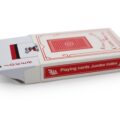 30Mm Plastic Playing Cards Bridge Size Red Back In Box