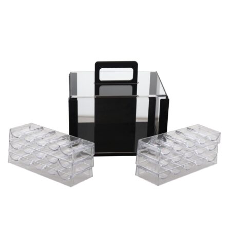 600 Chip Acrylic Poker Chip Carrier