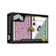 Copag 1546 Plastic Playing Cards - Poker Size Jumbo Index - Green & Burgundy